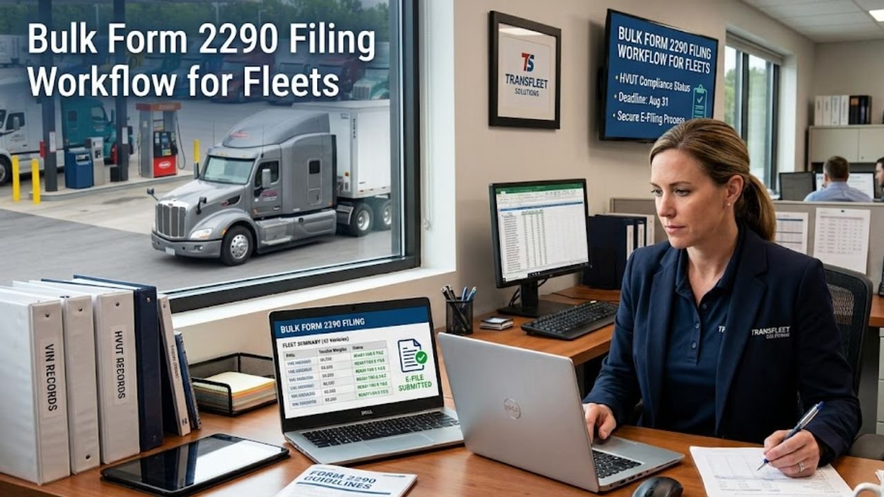 Bulk Form 2290 Filing Workflow for Fleet Owners and Managers 1 Bulk Form 2290 Filing Workflow for Fleets