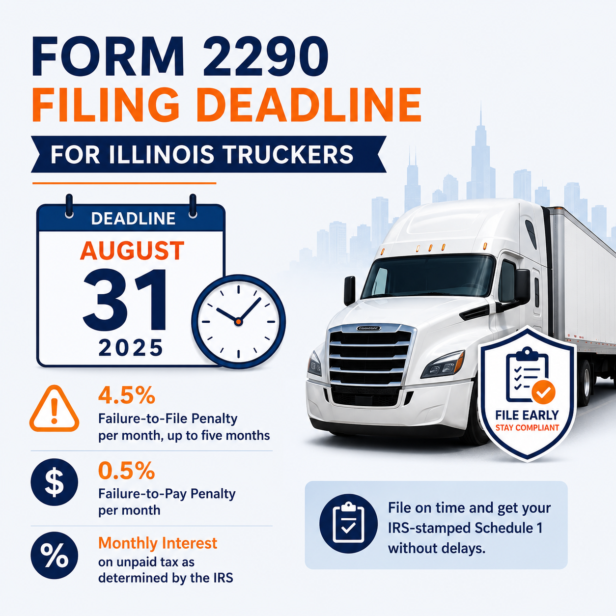 Deadline for Illinois Truckers