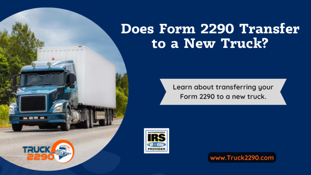 Form 2290 Transfer - Trcuk2290