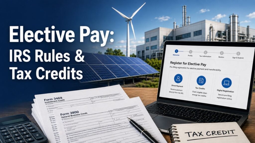 Elective Pay IRS Rules, Eligible Tax Credits, and Pre-Filing Registration 2 Elective Pay IRS Rules, Eligible Tax Credits, and Pre-Filing Registration