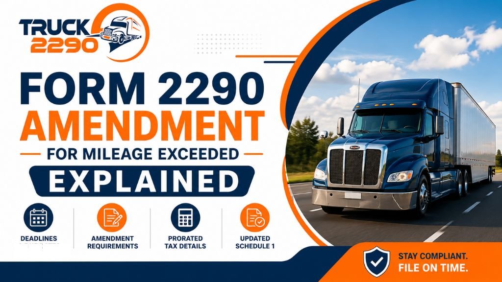 Form 2290 Amendment for Mileage Exceeded Explained
