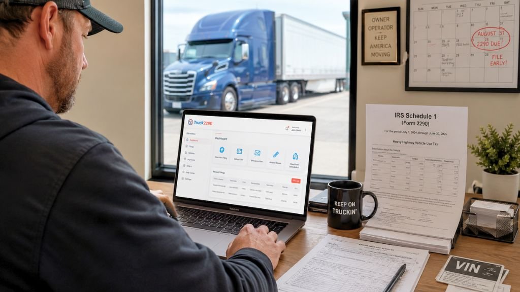 Form 2290 Online Filing FAQs for Truckers Guide 3 Form 2290 Online Filing FAQs for Truckers Guide
