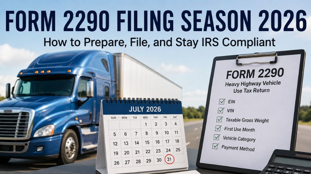 How Can I Prepare for Form 2290 Filing Season in 2026
