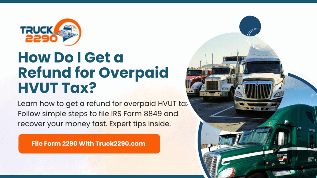 How Do I Get a Refund for Overpaid HVUT Tax? 1 How Do I Get a Refund for Overpaid HVUT Tax?