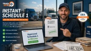How Instant Schedule 1 Saves Truckers Time