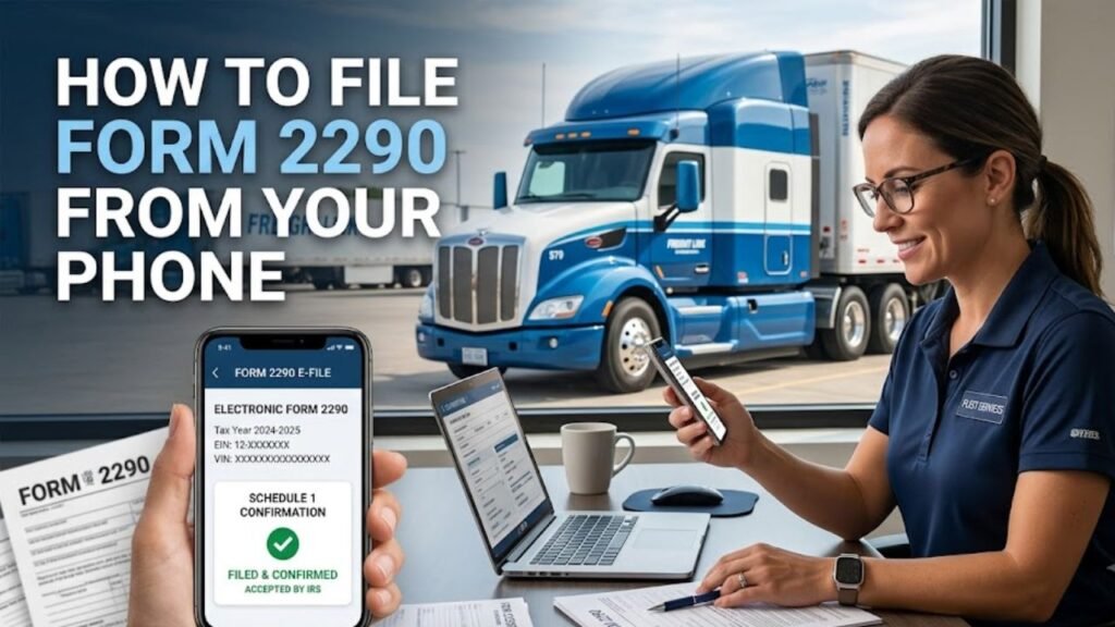 How to File IRS Form 2290 From Your Phone