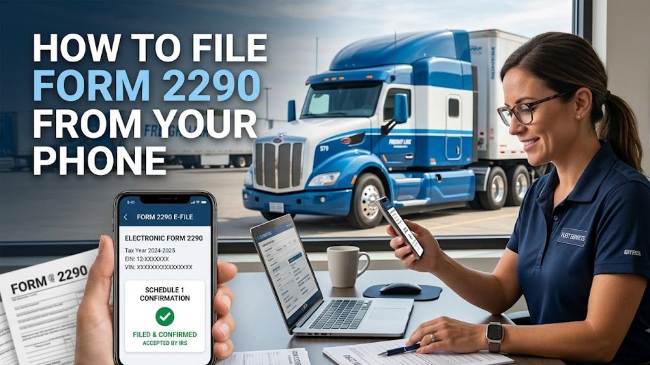 How to File IRS Form 2290 From Your Phone? 1 How to File IRS Form 2290 From Your Phone