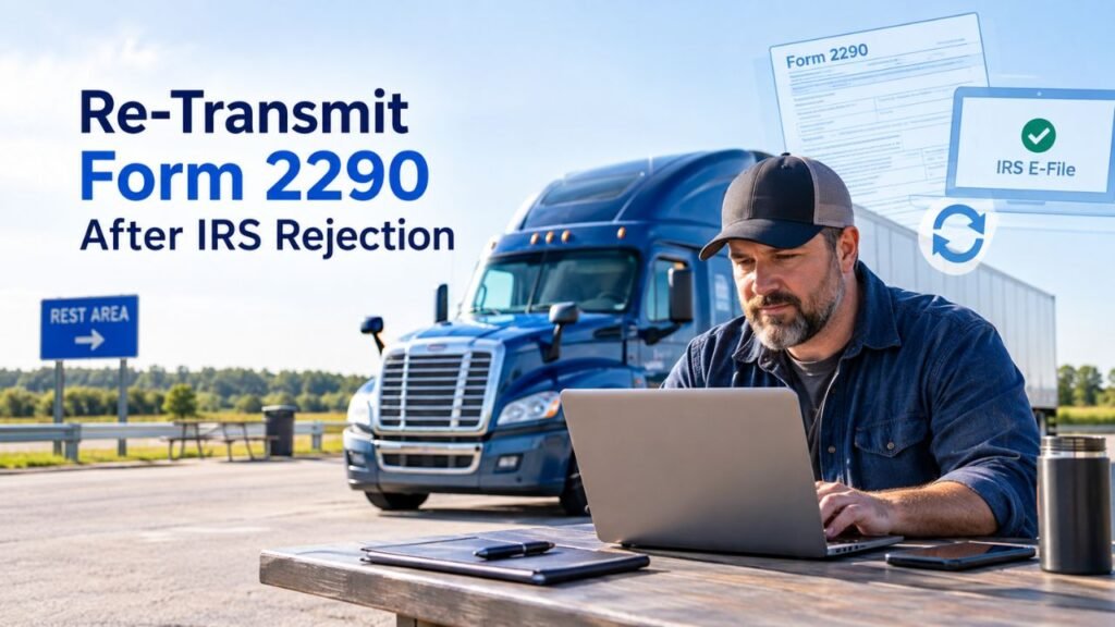 How to Re-Transmit Form 2290 After an IRS Rejection