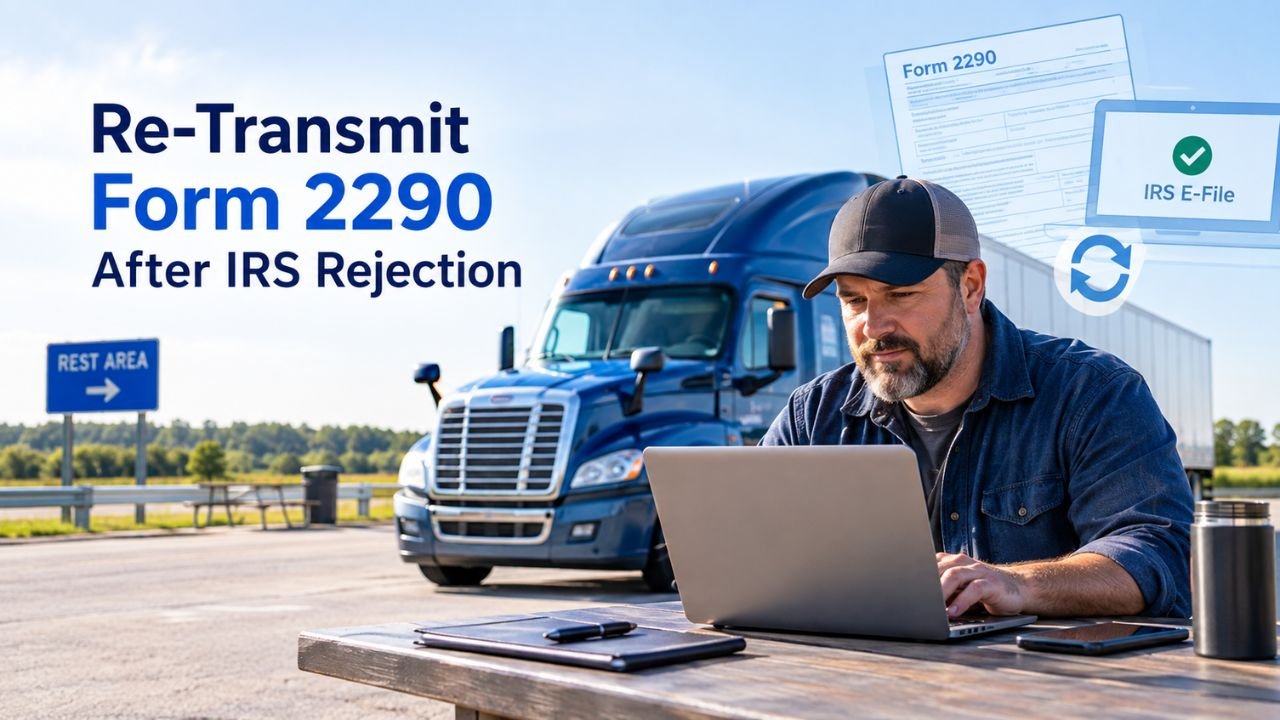 How to Re-Transmit Form 2290 After an IRS Rejection 1 How to Re-Transmit Form 2290 After an IRS Rejection