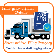 Select Filing Category for Each Vehicle