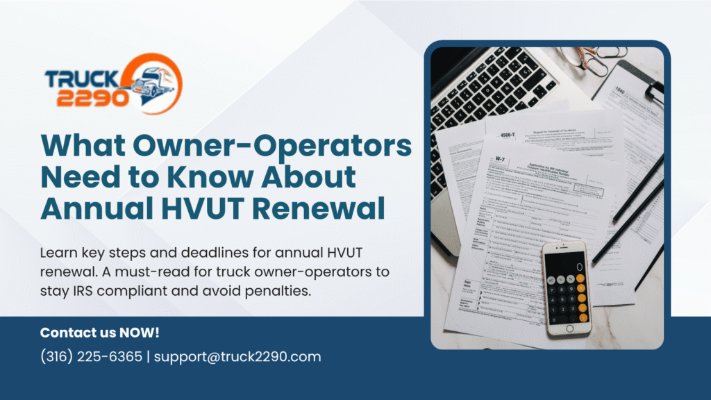 HVUT Renewal Guide for Owner-Operators