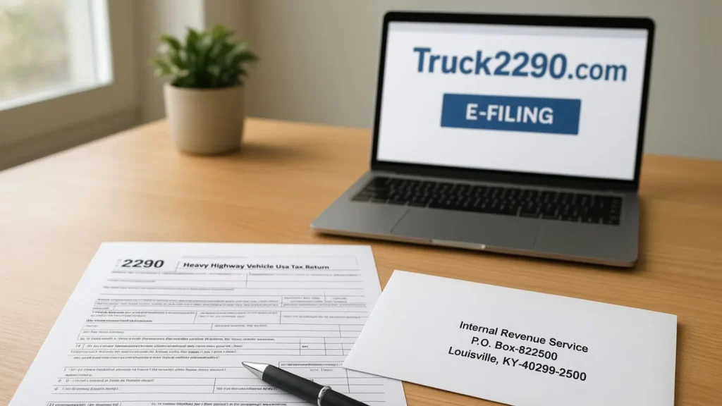 Where to File Your Form 2290 Taxes: IRS Mailing Guide 1 Where to File Your Form 2290 Taxes IRS Mailing Guide