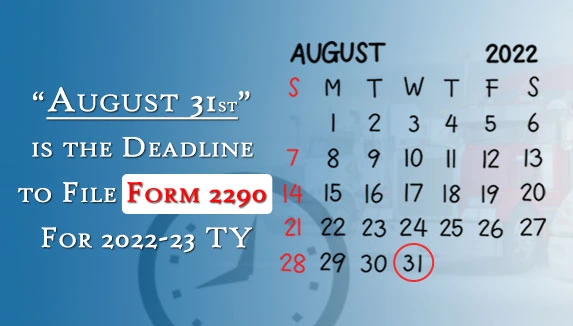 Form 2290 Deadline