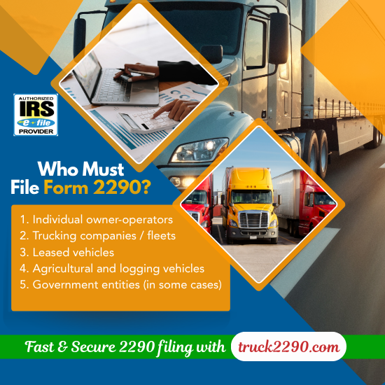 Who Must File Form 2290
